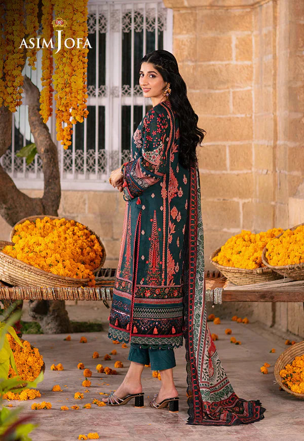 Asim Jofa | Aira Summer Prints | AJAR-13 - by - Libasekhas UK - Registered Vendor of : Asim Jofa - 100% Original Designer Dresss