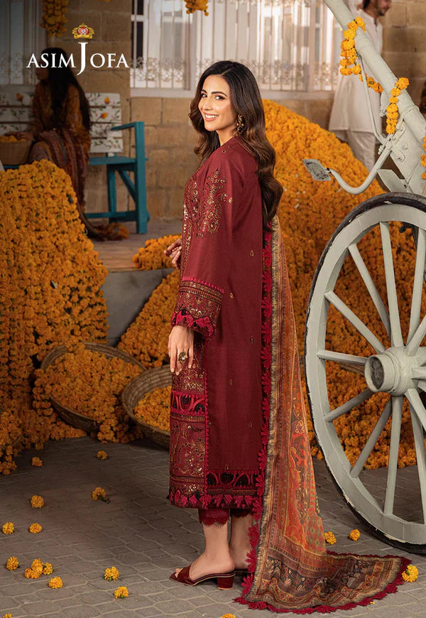 Asim Jofa | Aira Summer Prints | AJAR-29 - by - Libasekhas UK - Registered Vendor of : Asim Jofa - 100% Original Designer Dresss