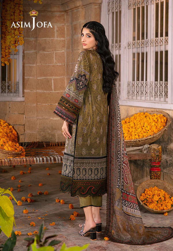 Asim Jofa | Aira Summer Prints | AJAR 23 - by - Libasekhas UK - Registered Vendor of : Asim Jofa - 100% Original Designer Dresss