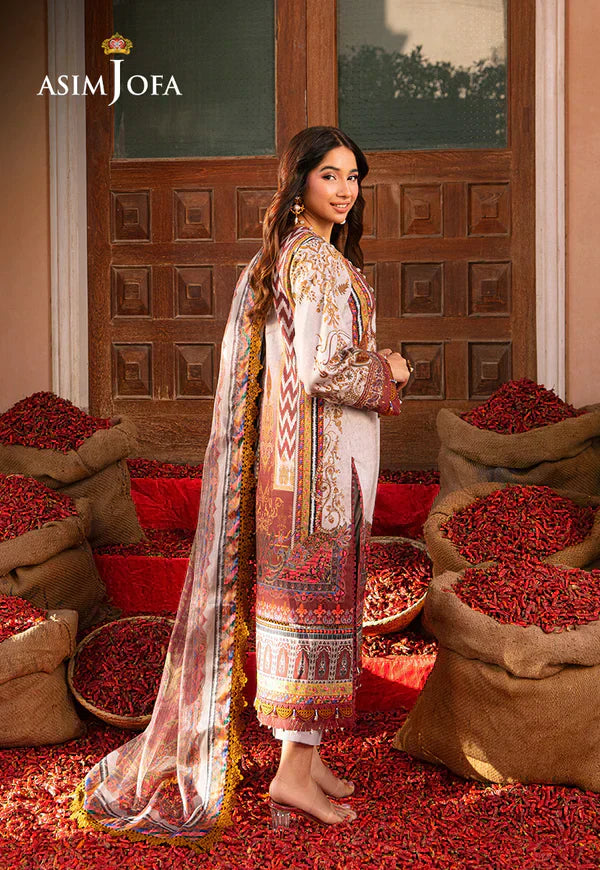 Asim Jofa | Aira Summer Prints | AJAR 06 - by - Libasekhas UK - Registered Vendor of : Asim Jofa - 100% Original Designer Dresss
