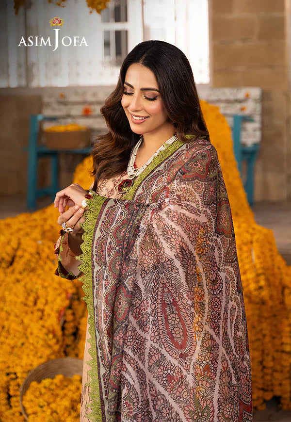 Asim Jofa | Aira Summer Prints | AJAR-31 - by - Libasekhas UK - Registered Vendor of : Asim Jofa - 100% Original Designer Dresss