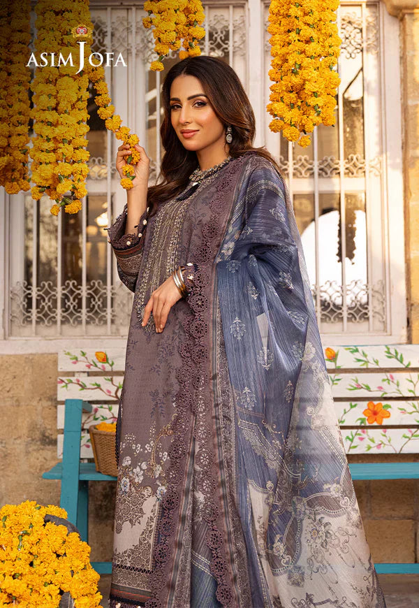Asim Jofa | Aira Summer Prints | AJAR 07 - by - Libasekhas UK - Registered Vendor of : Asim Jofa - 100% Original Designer Dresss