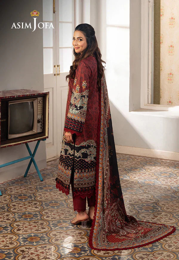 Asim Jofa | Aira Summer Prints | AJAR-26 - by - Libasekhas UK - Registered Vendor of : Asim Jofa - 100% Original Designer Dresss