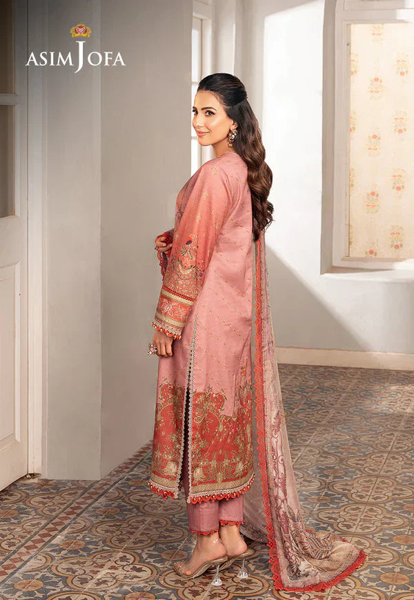 Asim Jofa | Aira Summer Prints | AJAR 08 - by - Libasekhas UK - Registered Vendor of : Asim Jofa - 100% Original Designer Dresss