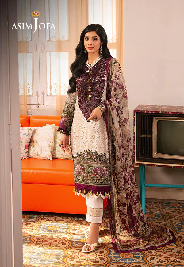 Asim Jofa | Aira Summer Prints | AJAR 21 - by - Libasekhas UK - Registered Vendor of : Asim Jofa - 100% Original Designer Dresss