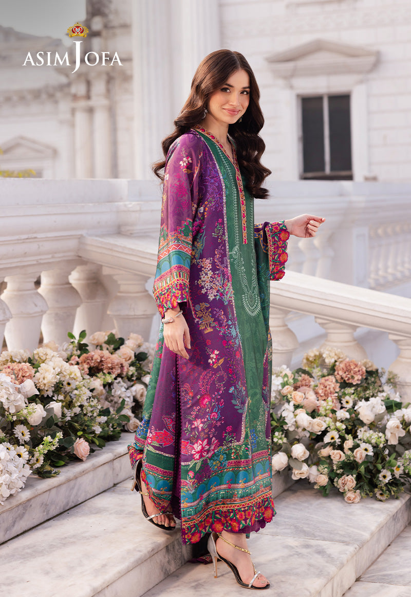Asim Jofa | Charmuse Silk | AJRS-02 - by - Libasekhas UK - Registered Vendor of : Asim Jofa - 100% Original Designer Dresss