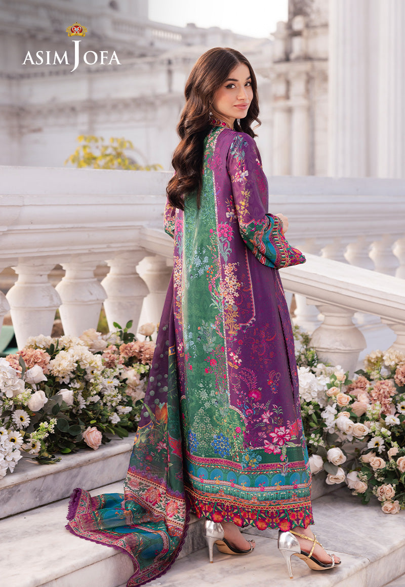 Asim Jofa | Charmuse Silk | AJRS-02 - by - Libasekhas UK - Registered Vendor of : Asim Jofa - 100% Original Designer Dresss