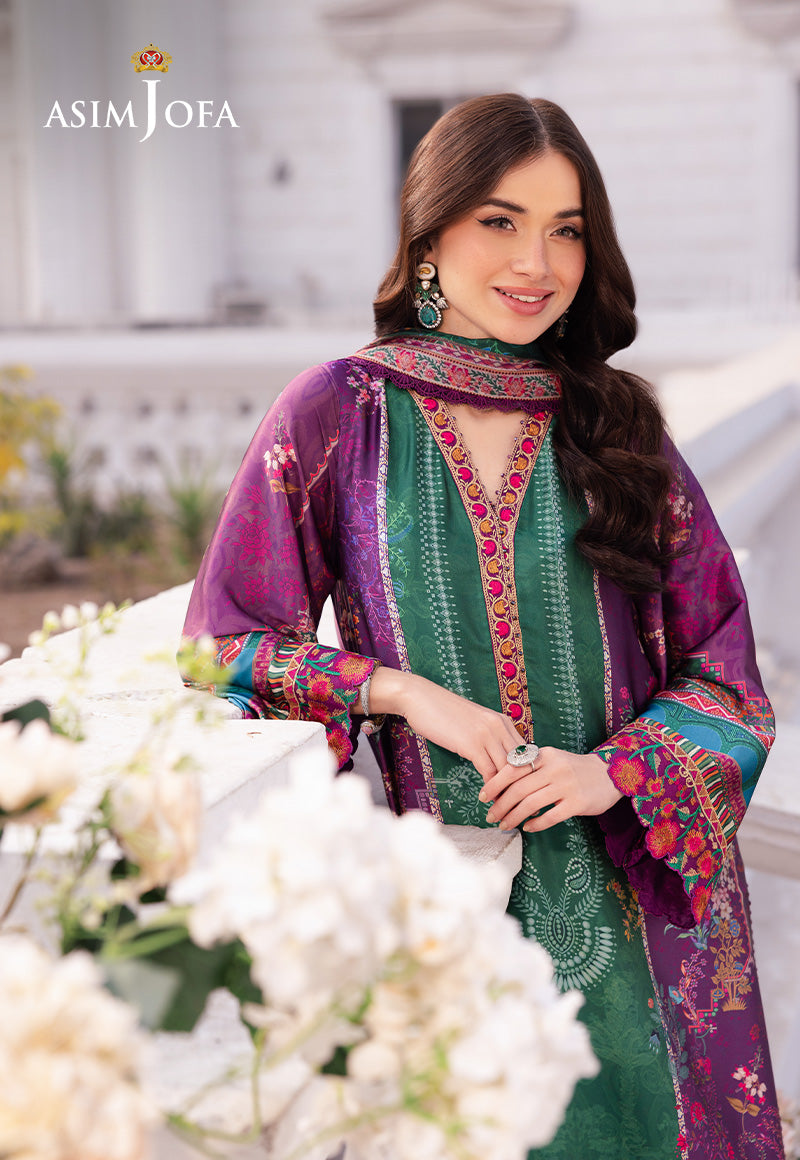 Asim Jofa | Charmuse Silk | AJRS-02 - by - Libasekhas UK - Registered Vendor of : Asim Jofa - 100% Original Designer Dresss