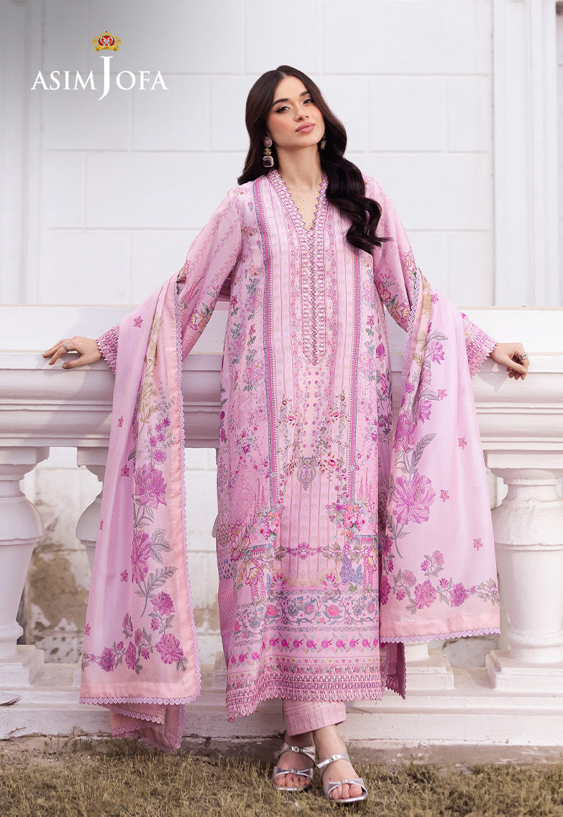 Asim Jofa | Charmuse Silk | AJRS-03 - by - Libasekhas UK - Registered Vendor of : Asim Jofa - 100% Original Designer Dresss