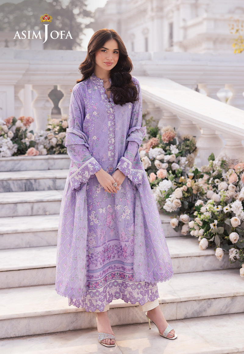 Asim Jofa | Charmuse Silk | AJRS-01 - by - Libasekhas UK - Registered Vendor of : Asim Jofa - 100% Original Designer Dresss