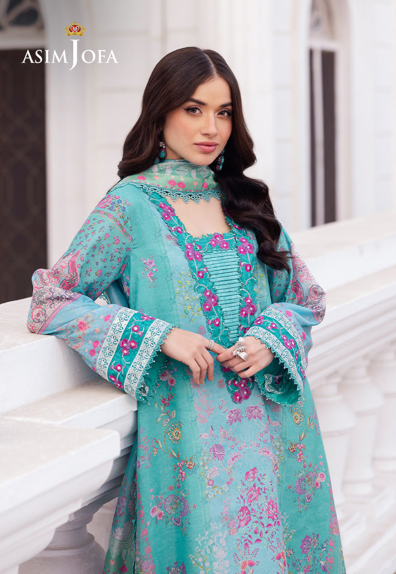 Asim Jofa | Charmuse Silk | AJRS-04 - by - Libasekhas UK - Registered Vendor of : Asim Jofa - 100% Original Designer Dresss