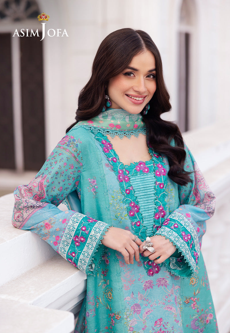 Asim Jofa | Charmuse Silk | AJRS-04 - by - Libasekhas UK - Registered Vendor of : Asim Jofa - 100% Original Designer Dresss