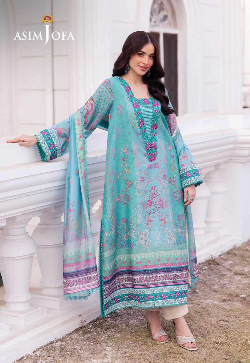 Asim Jofa | Charmuse Silk | AJRS-04 - by - Libasekhas UK - Registered Vendor of : Asim Jofa - 100% Original Designer Dresss