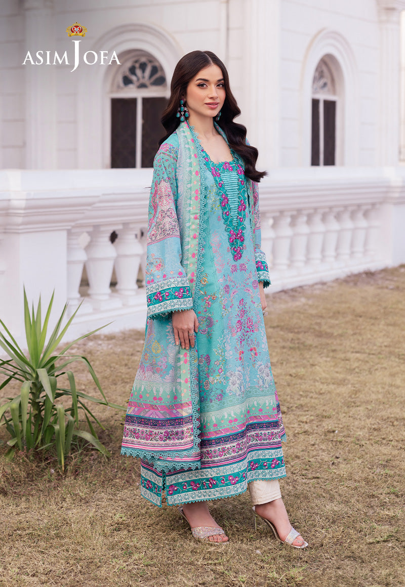 Asim Jofa | Charmuse Silk | AJRS-04 - by - Libasekhas UK - Registered Vendor of : Asim Jofa - 100% Original Designer Dresss