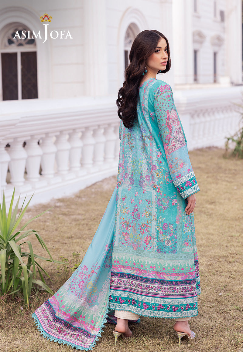 Asim Jofa | Charmuse Silk | AJRS-04 - by - Libasekhas UK - Registered Vendor of : Asim Jofa - 100% Original Designer Dresss