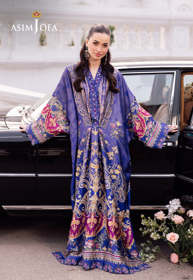 Asim Jofa | Charmuse Silk | AJRS-06 - by - Libasekhas UK - Registered Vendor of : Asim Jofa - 100% Original Designer Dresss