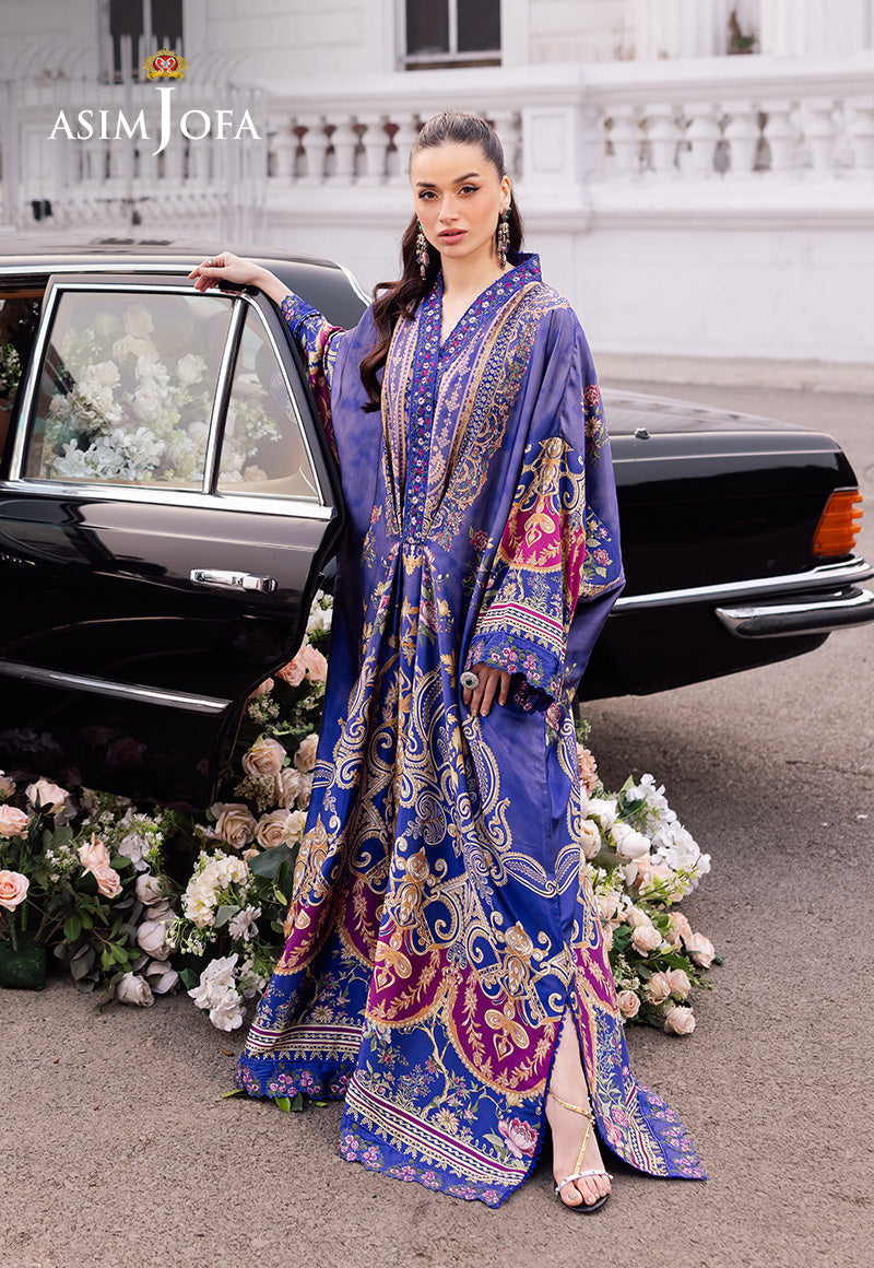 Asim Jofa | Charmuse Silk | AJRS-06 - by - Libasekhas UK - Registered Vendor of : Asim Jofa - 100% Original Designer Dresss