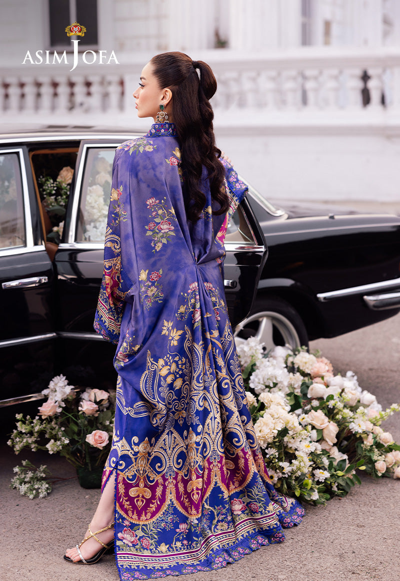 Asim Jofa | Charmuse Silk | AJRS-06 - by - Libasekhas UK - Registered Vendor of : Asim Jofa - 100% Original Designer Dresss