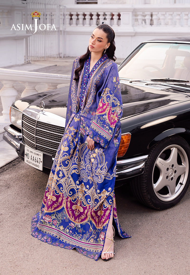 Asim Jofa | Charmuse Silk | AJRS-06 - by - Libasekhas UK - Registered Vendor of : Asim Jofa - 100% Original Designer Dresss