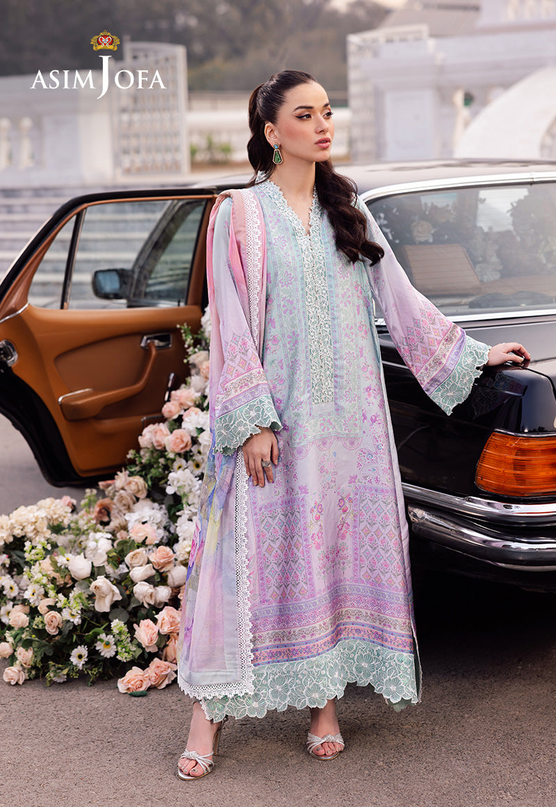 Asim Jofa | Charmuse Silk | AJRS-07 - by - Libasekhas UK - Registered Vendor of : Asim Jofa - 100% Original Designer Dresss