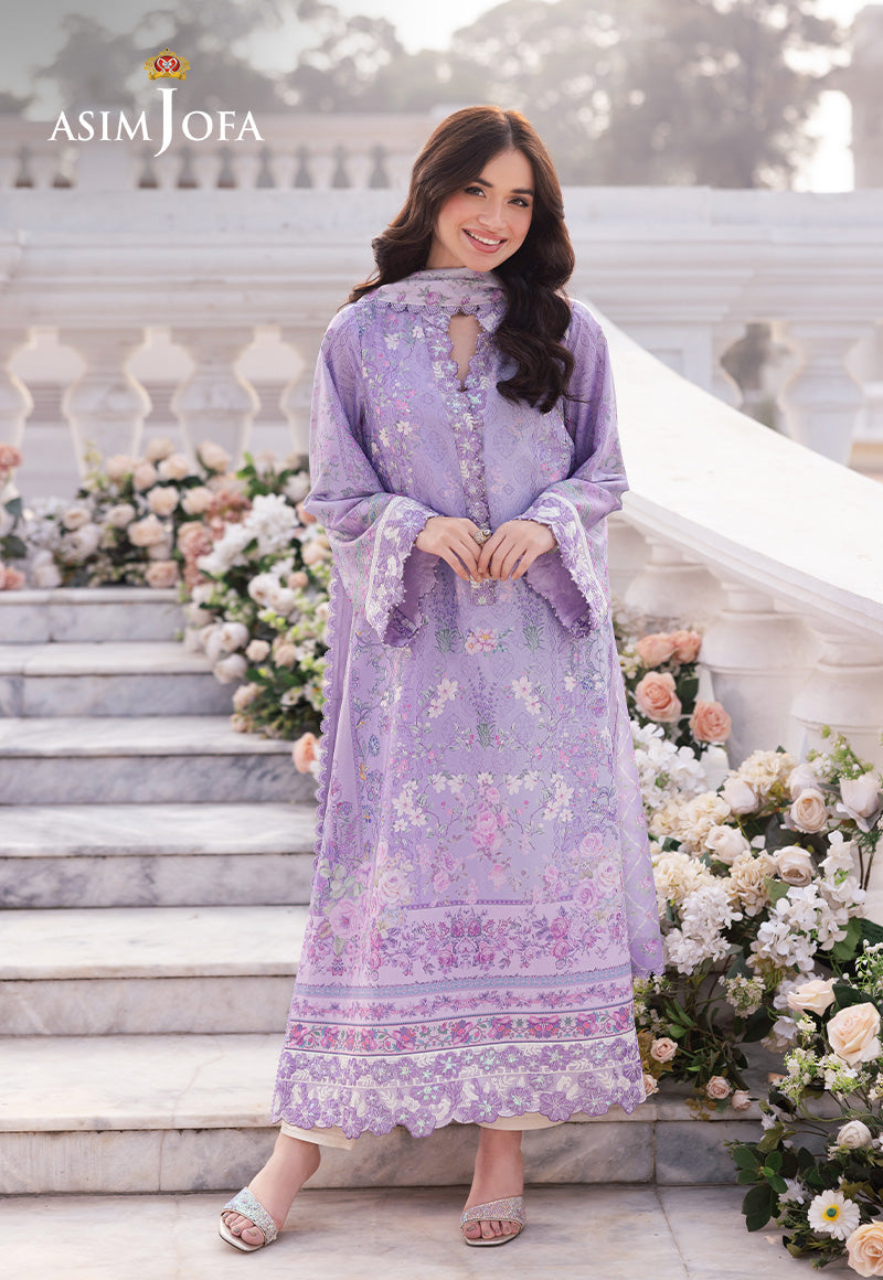Asim Jofa | Charmuse Silk | AJRS-01 - by - Libasekhas UK - Registered Vendor of : Asim Jofa - 100% Original Designer Dresss