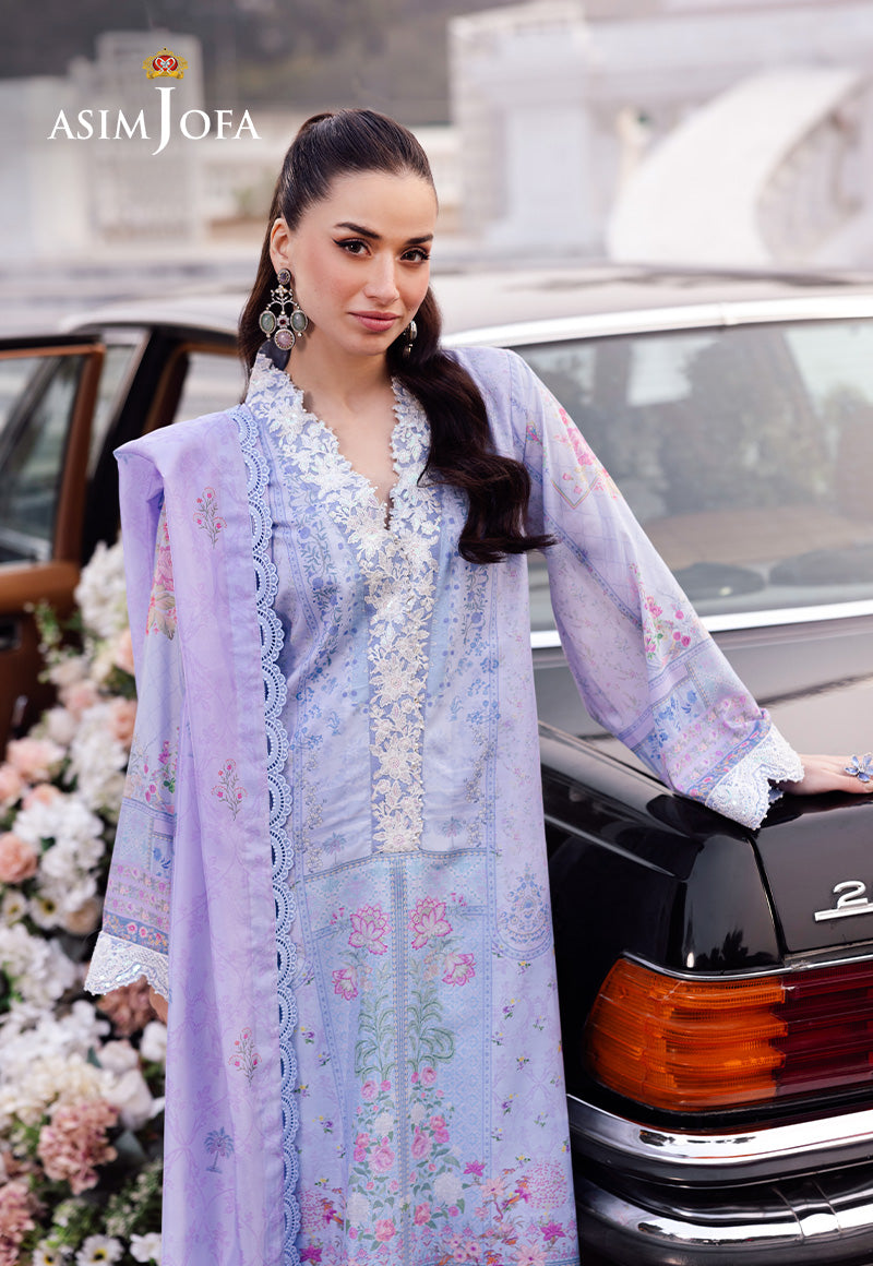 Asim Jofa | Charmuse Silk | AJRS-08 - by - Libasekhas UK - Registered Vendor of : Asim Jofa - 100% Original Designer Dresss