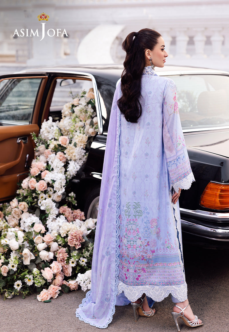 Asim Jofa | Charmuse Silk | AJRS-08 - by - Libasekhas UK - Registered Vendor of : Asim Jofa - 100% Original Designer Dresss