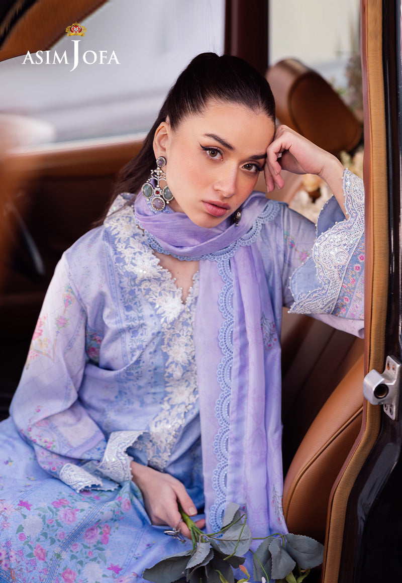 Asim Jofa | Charmuse Silk | AJRS-08 - by - Libasekhas UK - Registered Vendor of : Asim Jofa - 100% Original Designer Dresss