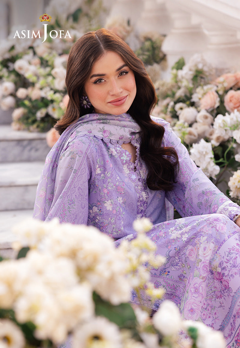 Asim Jofa | Charmuse Silk | AJRS-01 - by - Libasekhas UK - Registered Vendor of : Asim Jofa - 100% Original Designer Dresss