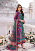 Asim Jofa | Charmuse Silk | AJRS-02 - by - Libasekhas UK - Registered Vendor of : Asim Jofa - 100% Original Designer Dresss
