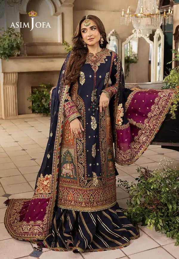 Asim Jofa | Khwab e Naubahar 23 | AJNB-08 - by - Libasekhas UK - Registered Vendor of : Asim Jofa - 100% Original Designer Dresss