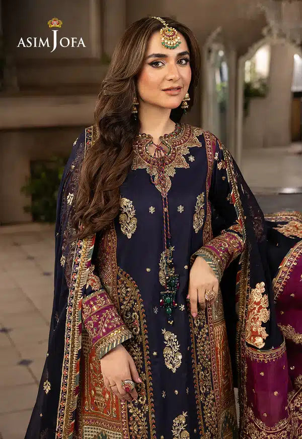 Asim Jofa | Khwab e Naubahar 23 | AJNB-08 - by - Libasekhas UK - Registered Vendor of : Asim Jofa - 100% Original Designer Dresss