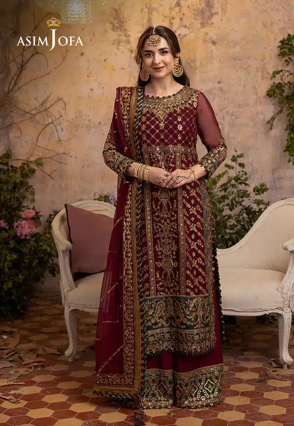 Asim Jofa | Khwab e Naubahar 23 | AJNB-09 - by - Libasekhas UK - Registered Vendor of : Asim Jofa - 100% Original Designer Dresss