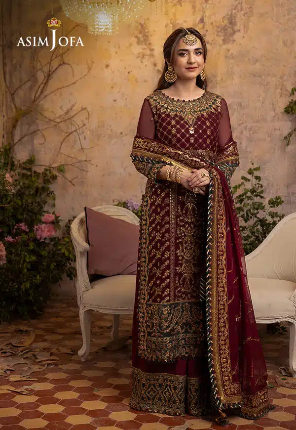 Asim Jofa | Khwab e Naubahar 23 | AJNB-09 - by - Libasekhas UK - Registered Vendor of : Asim Jofa - 100% Original Designer Dresss