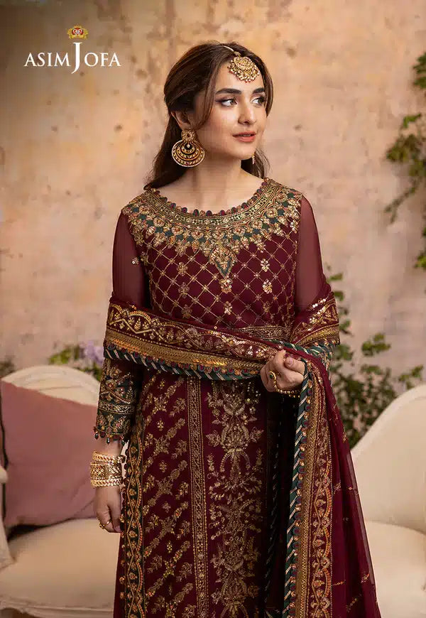 Asim Jofa | Khwab e Naubahar 23 | AJNB-09 - by - Libasekhas UK - Registered Vendor of : Asim Jofa - 100% Original Designer Dresss