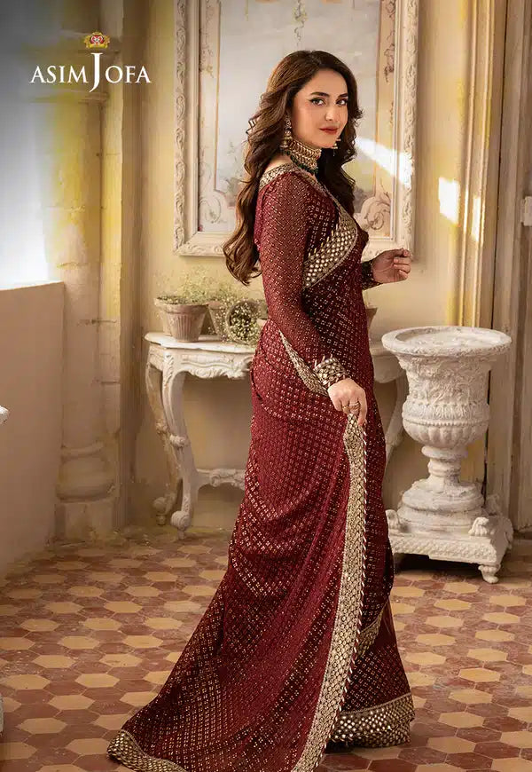 Asim Jofa | Khwab e Naubahar 23 | AJNB-07 - by - Libasekhas UK - Registered Vendor of : Asim Jofa - 100% Original Designer Dresss