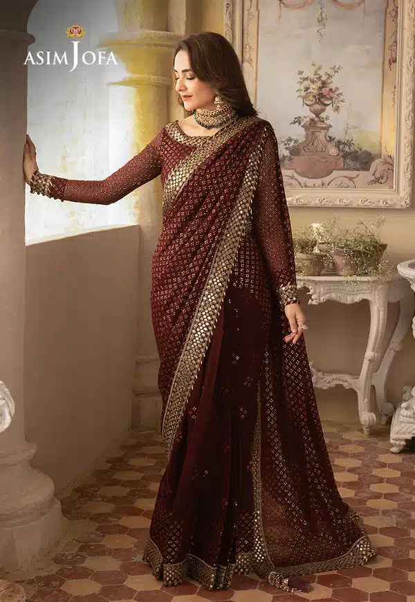 Asim Jofa | Khwab e Naubahar 23 | AJNB-07 - by - Libasekhas UK - Registered Vendor of : Asim Jofa - 100% Original Designer Dresss