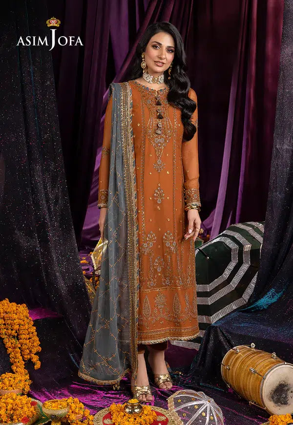 Asim Jofa | Dastaan Collection 24 | AJDA-15 - by - Libasekhas UK - Registered Vendor of : Asim Jofa - 100% Original Designer Dresss