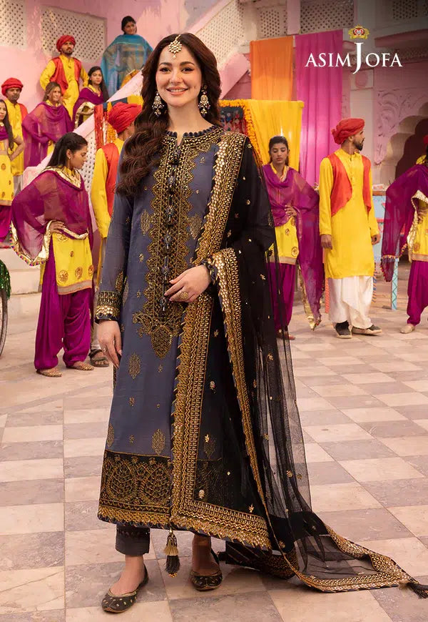 Asim Jofa | Dastaan Collection 24 | AJDA-10 - by - Libasekhas UK - Registered Vendor of : Asim Jofa - 100% Original Designer Dresss
