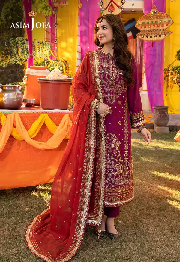 Asim Jofa | Dastaan Collection 24 | AJDA-27 - by - Libasekhas UK - Registered Vendor of : Asim Jofa - 100% Original Designer Dresss
