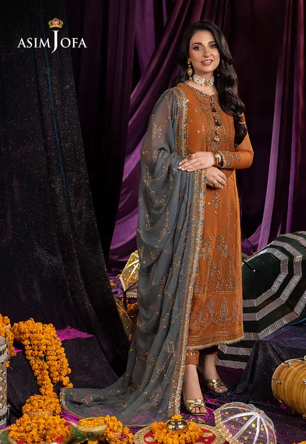 Asim Jofa | Dastaan Collection 24 | AJDA-15 - by - Libasekhas UK - Registered Vendor of : Asim Jofa - 100% Original Designer Dresss