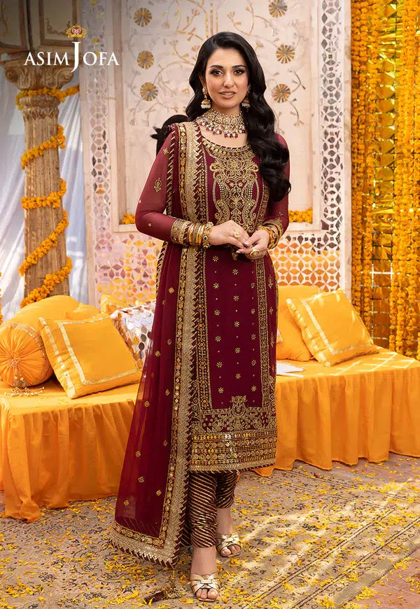 Asim Jofa | Dastaan Collection 24 | AJDA-20 - by - Libasekhas UK - Registered Vendor of : Asim Jofa - 100% Original Designer Dresss