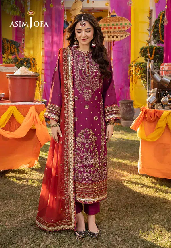 Asim Jofa | Dastaan Collection 24 | AJDA-27 - by - Libasekhas UK - Registered Vendor of : Asim Jofa - 100% Original Designer Dresss