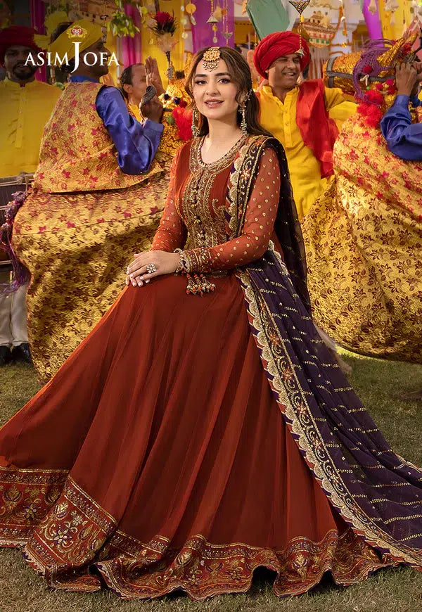 Asim Jofa | Dastaan Collection 24 | AJDA-19 - by - Libasekhas UK - Registered Vendor of : Asim Jofa - 100% Original Designer Dresss