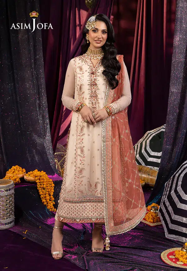 Asim Jofa | Dastaan Collection 24 | AJDA-13 - by - Libasekhas UK - Registered Vendor of : Asim Jofa - 100% Original Designer Dresss