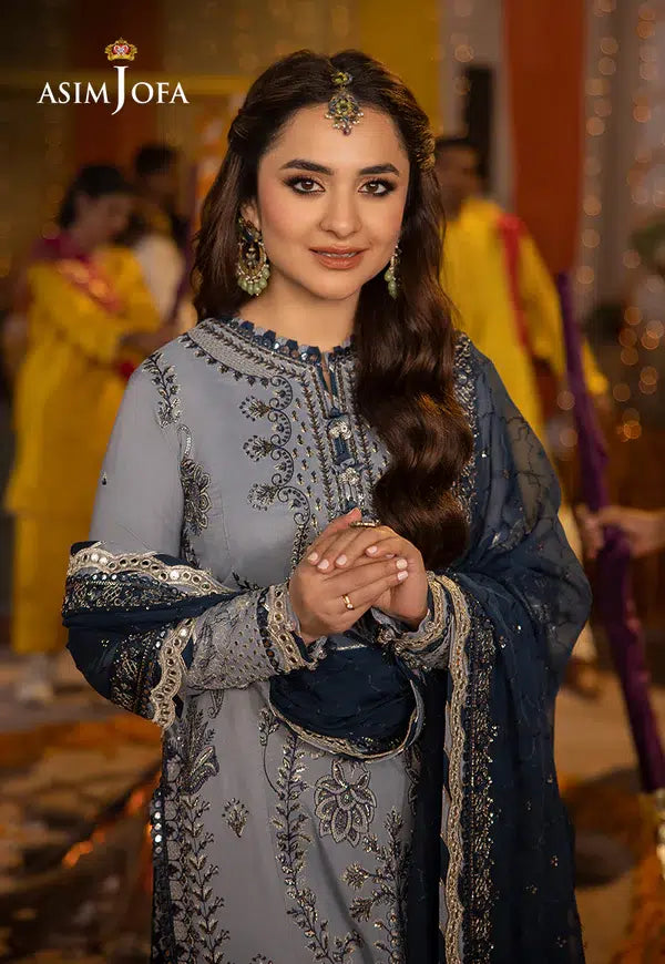 Asim Jofa | Dastaan Collection 24 | AJDA-08 - by - Libasekhas UK - Registered Vendor of : Asim Jofa - 100% Original Designer Dresss