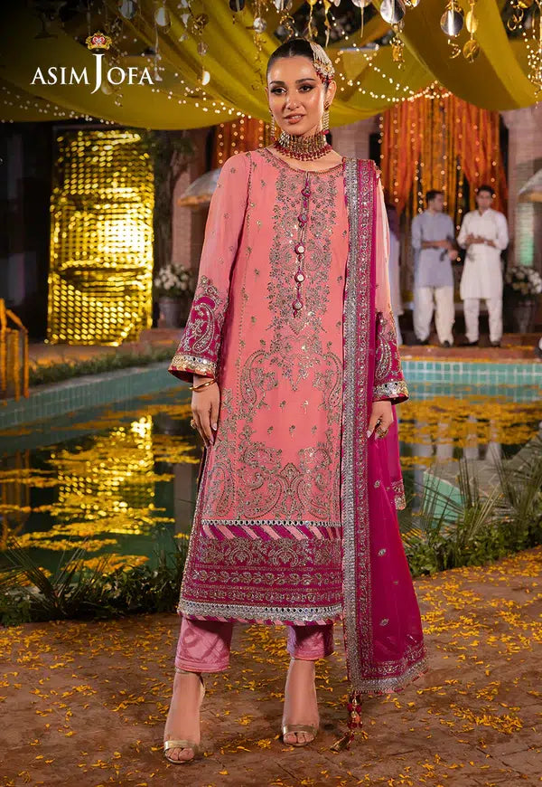 Asim Jofa | Dastaan Collection 24 | AJDA-28 - by - Libasekhas UK - Registered Vendor of : Asim Jofa - 100% Original Designer Dresss
