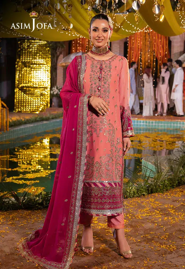 Asim Jofa | Dastaan Collection 24 | AJDA-28 - by - Libasekhas UK - Registered Vendor of : Asim Jofa - 100% Original Designer Dresss