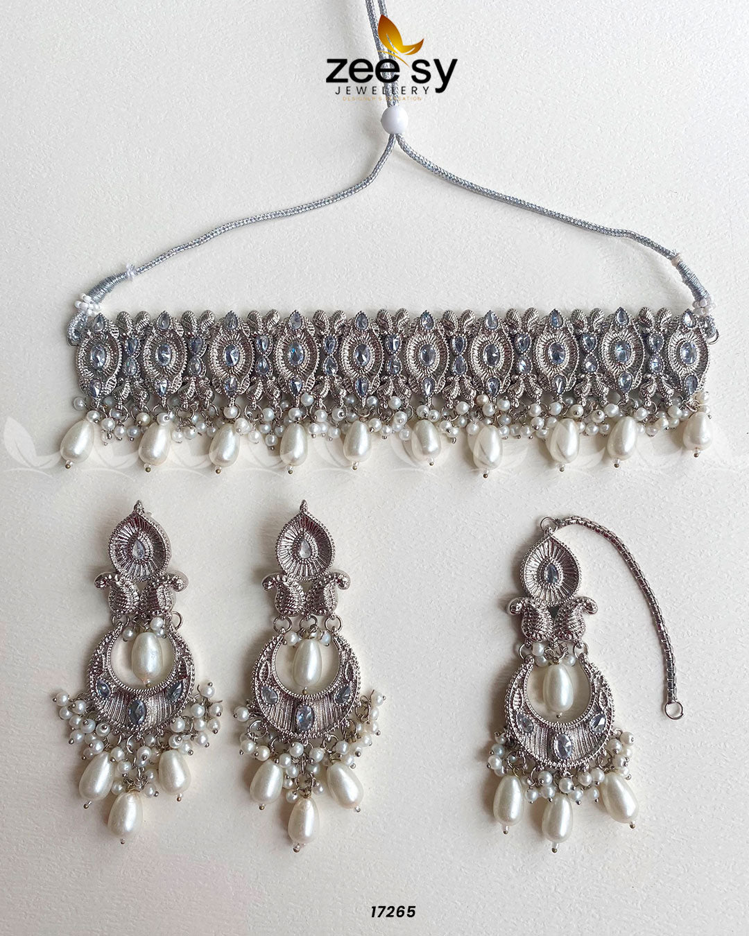 Aura Necklace - by - Libasekhas UK - Registered Vendor of : Zeesy - 100% Original Designer Dresss