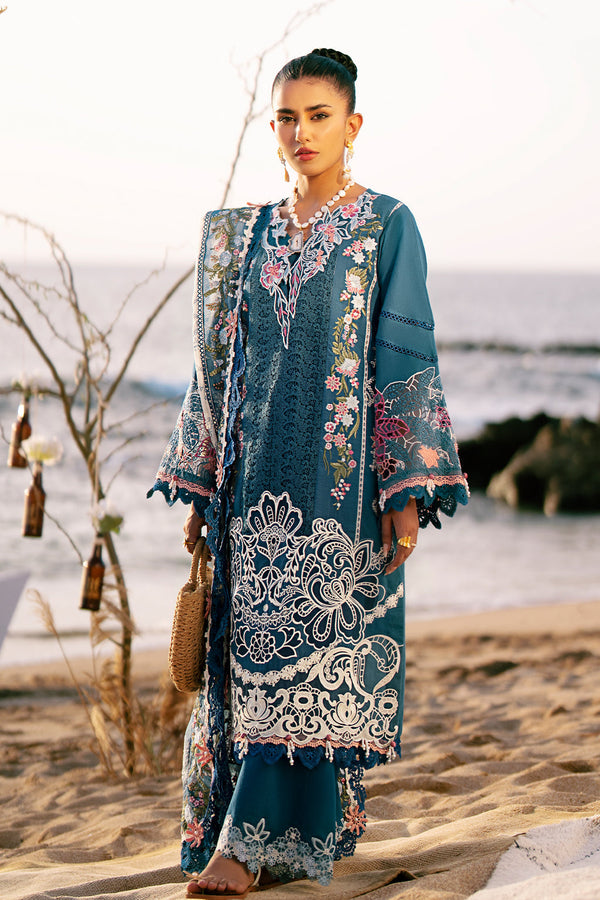 AJR Couture | Dastan Luxury Lawn 25 | Aura - by - Libasekhas UK - Registered Vendor of : AJR Couture - 100% Original Designer Dresss